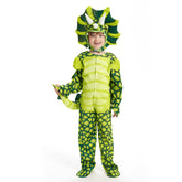 Halloween Boys Dinosaur Cosplay Costume Triceratops Plush Costume - INSWEAR